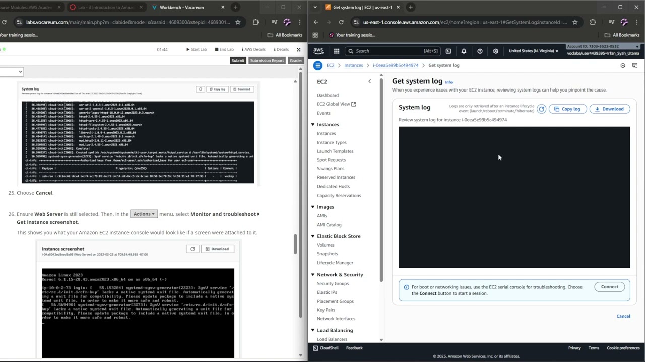 [Cloud Foundation] Lab - 3 Introduction to Amazon EC2