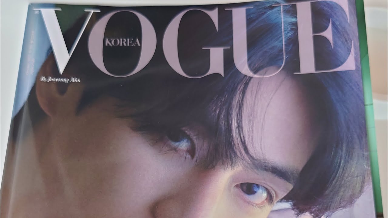 ＶＯＧＵＥ開封動画です【ＢＴＳ】【キム・テヒョン】