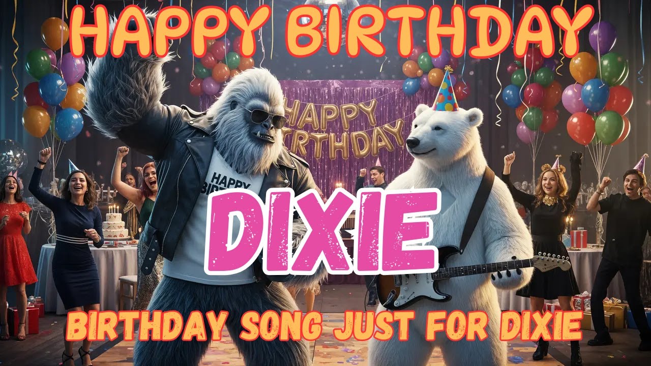 Happy Birthday to Dixie - Dixie Happy Birthday Song