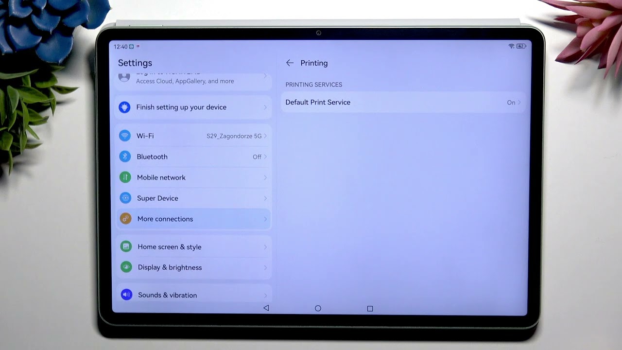 HUAWEI MatePad 11.5 PaperMatte – How to Connect to a Printer