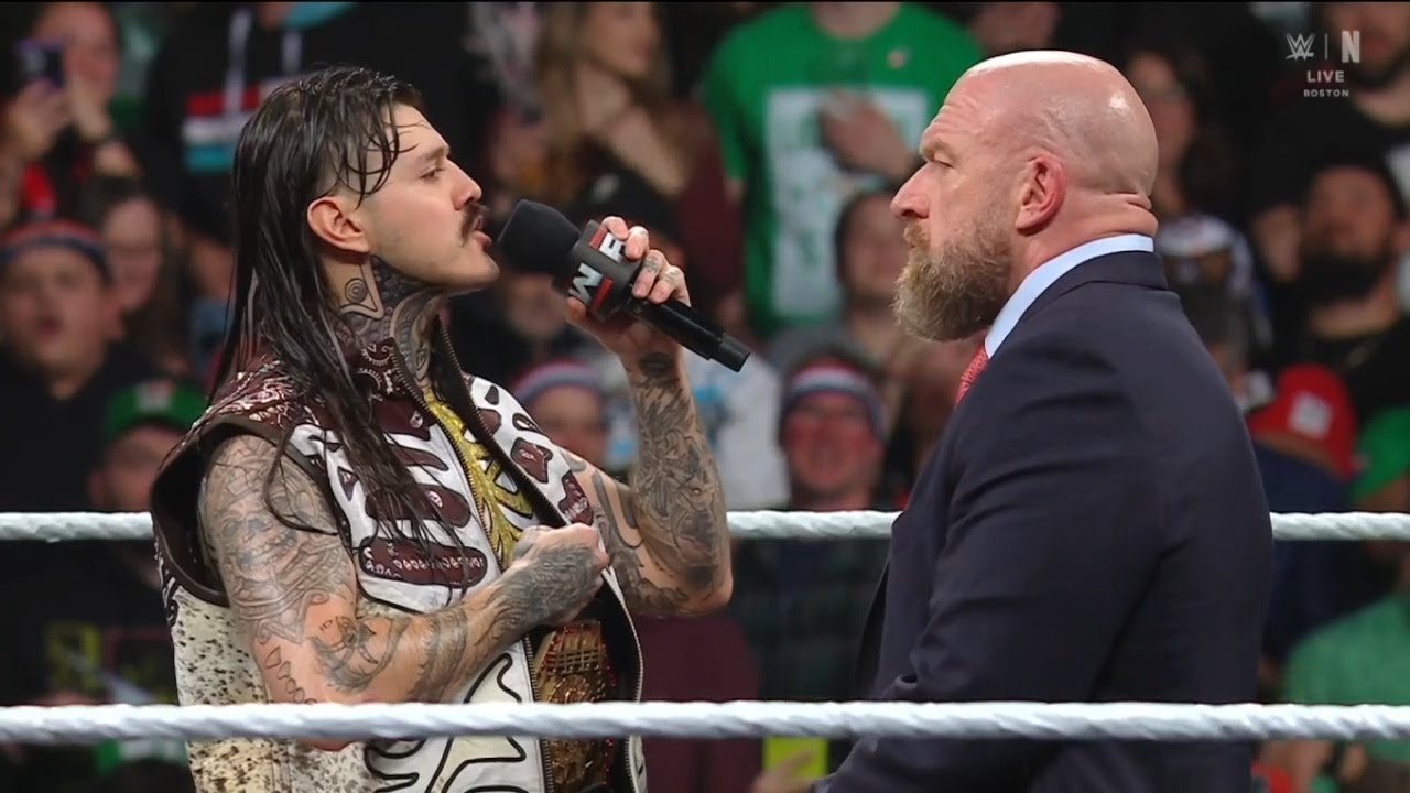 Dominik Mysterio confronts Triple H - WWE RAW | Nov. 10, 2025