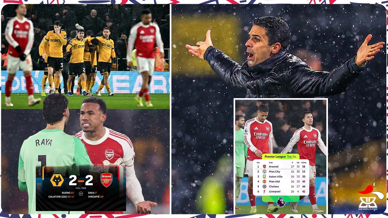WOLVES YA NYUMA YATESHEJE ARTETA🤦‍♂️| URUGAMBA ARSENAL ITANGIYE KURUTSINDWA | KWIKOMA UMUTOZA🔥