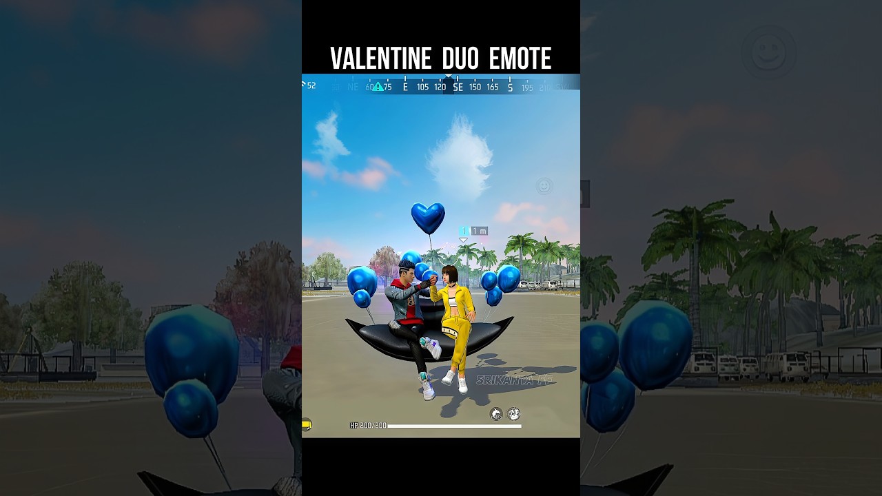 New Valentine Duo Emote 🔥 Couch For Two & Love Me Love Me Not Emote | Emote Royale Event #srikantaff