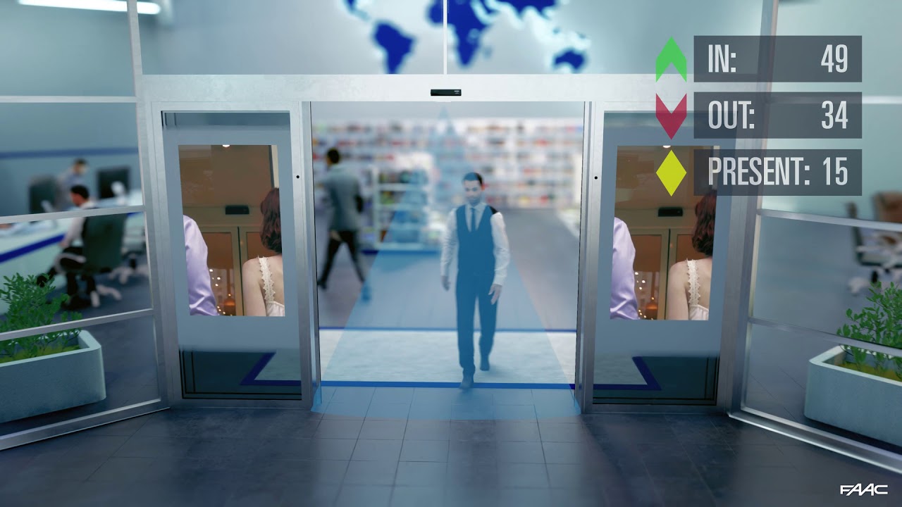 FAAC A1400 AIR Automated system for sliding doors
