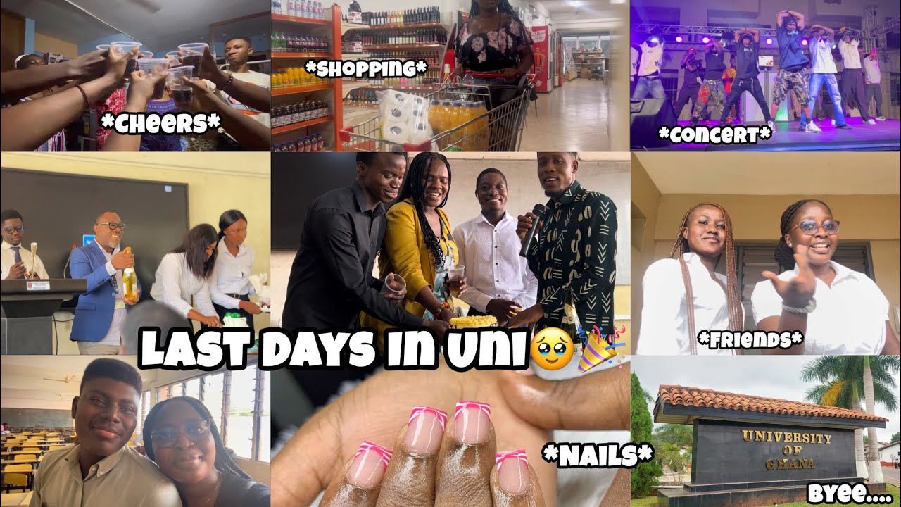 LAST DAYS IN THE UNIVERSITY OF GHANA🏢💗🎉