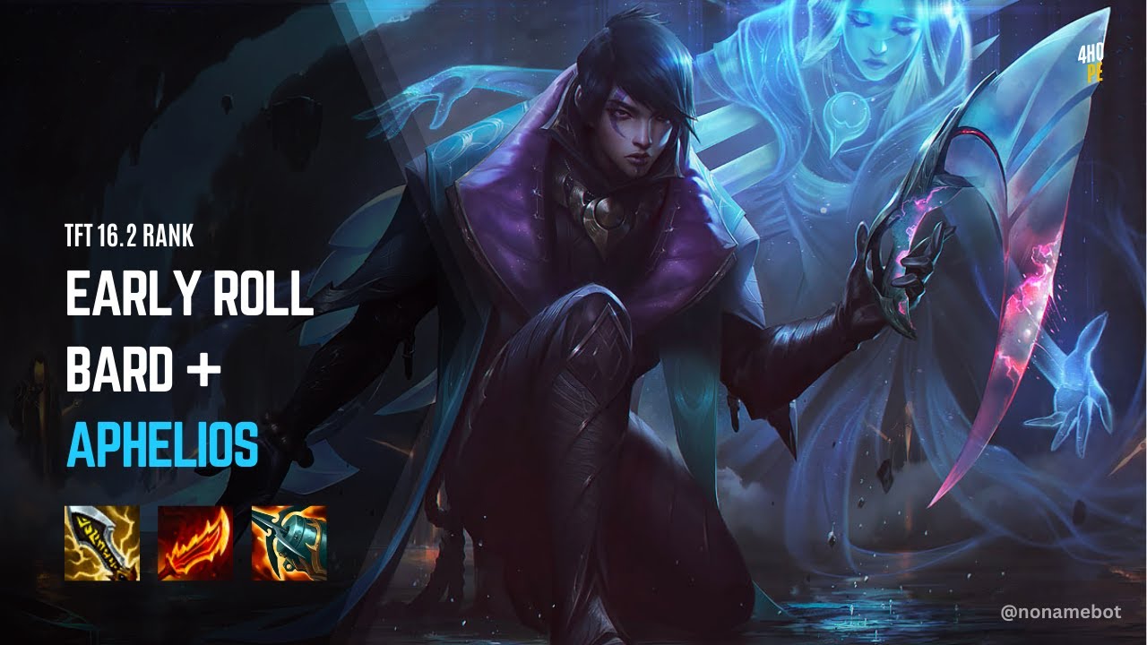 Double Kills Victory! Aphelios + Bard Carry | TFT 16.2 Ranked