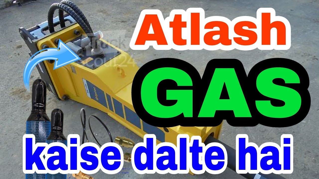 Atlas breaker pe gas kaise dalte hai//2022