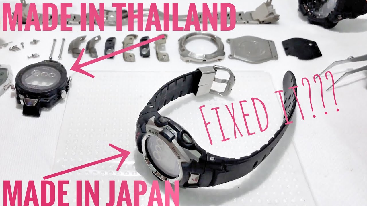 G-Shock display panel partially faded | PART 2: Found the cause!! but...