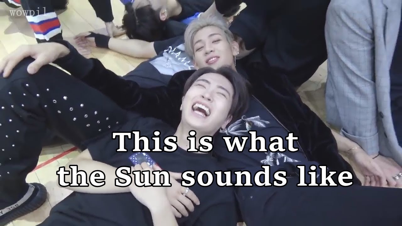 Just a video of Youngjae laughing for 4 minutes