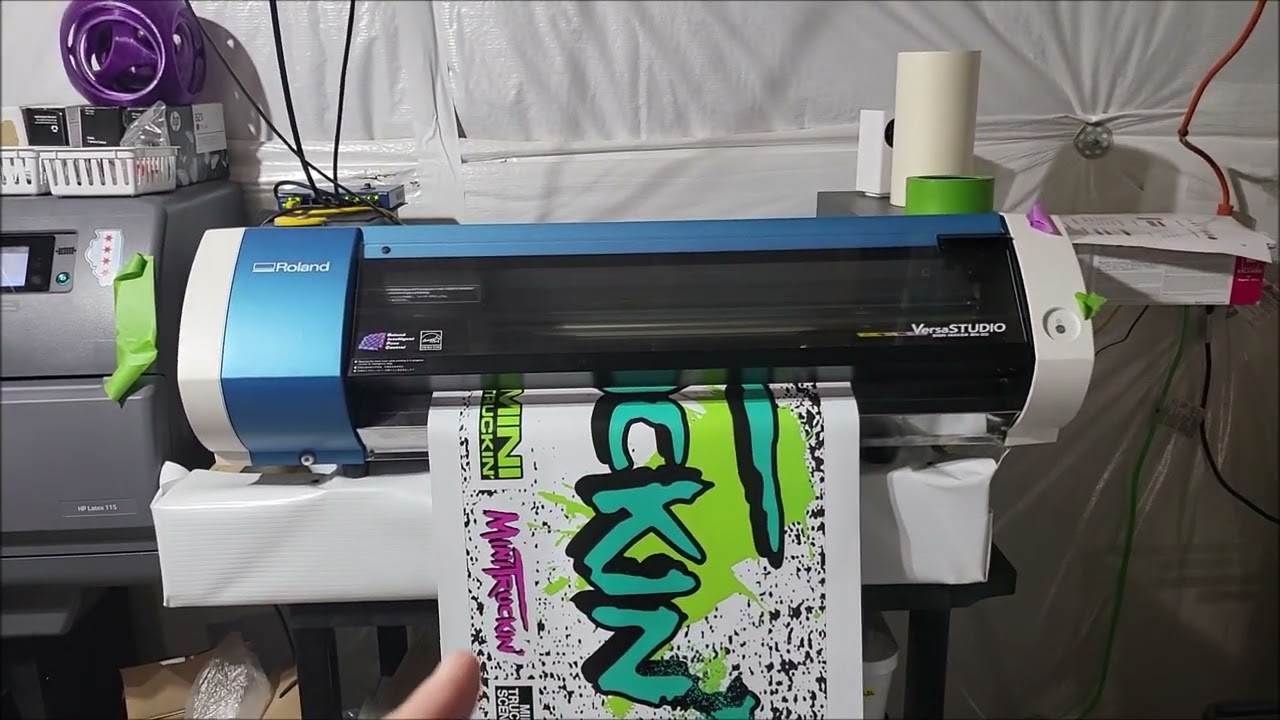 Roland BN20 banner printing   and bn20 chit chat info