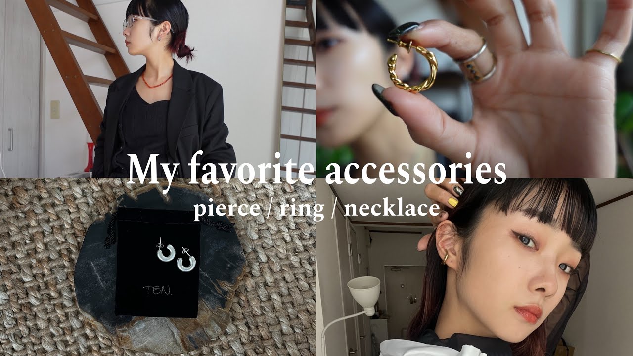 【アクセサリー紹介】お気に入りitem全部見せます🪽🩶　GAGAN.ten. Fauvirame.SYKIA...