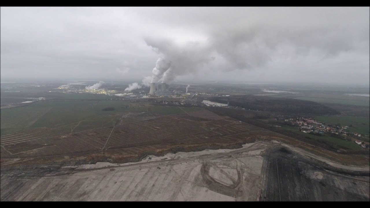 Mit der DJI Phantom 4 über den Schleehainer Tagebau