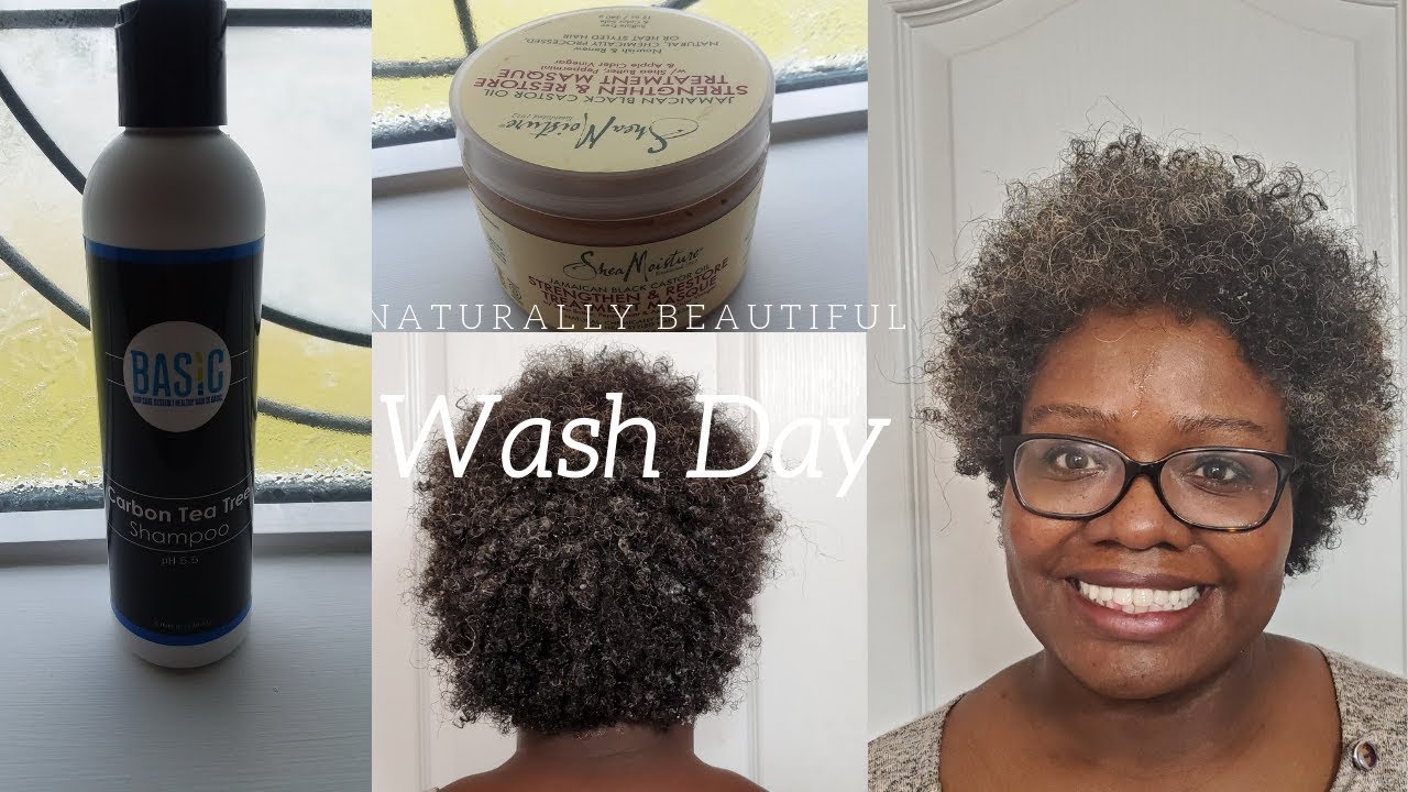 Wash Day! With Basic's Carbon Tea Tree Shampoo (9/9/2019)