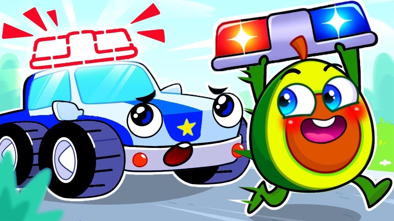 Where Is Baby's Siren? | Police Car Lost Its Siren | Kids Cartoons by Pit & Penny Land 🥑✨