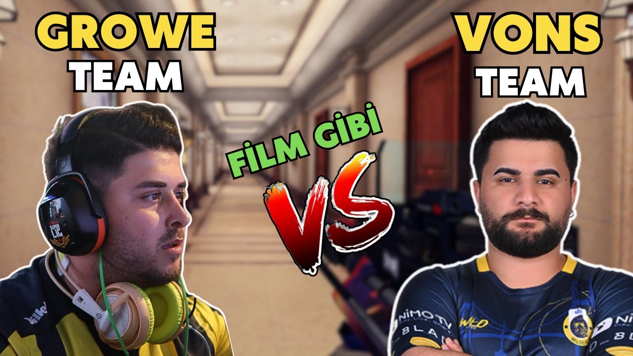 GROWE TEAM VS VONS TEAM ! FİLM GİBİ REKABET MAÇI ! ZULA