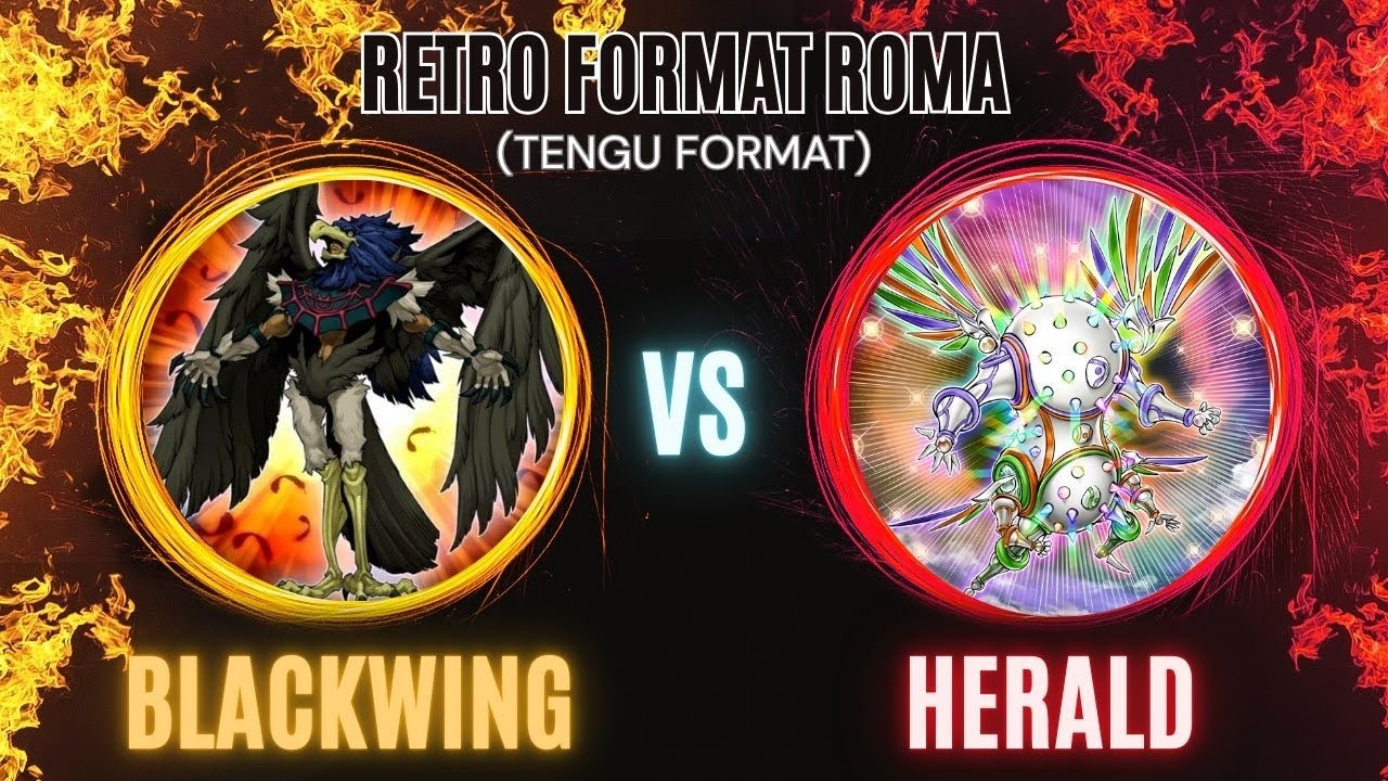 YU-GI-OH! Retro Format Roma Blackwing (Bernardo G) vs Herald (Davide L.) Local Rome (Sep. 2011)