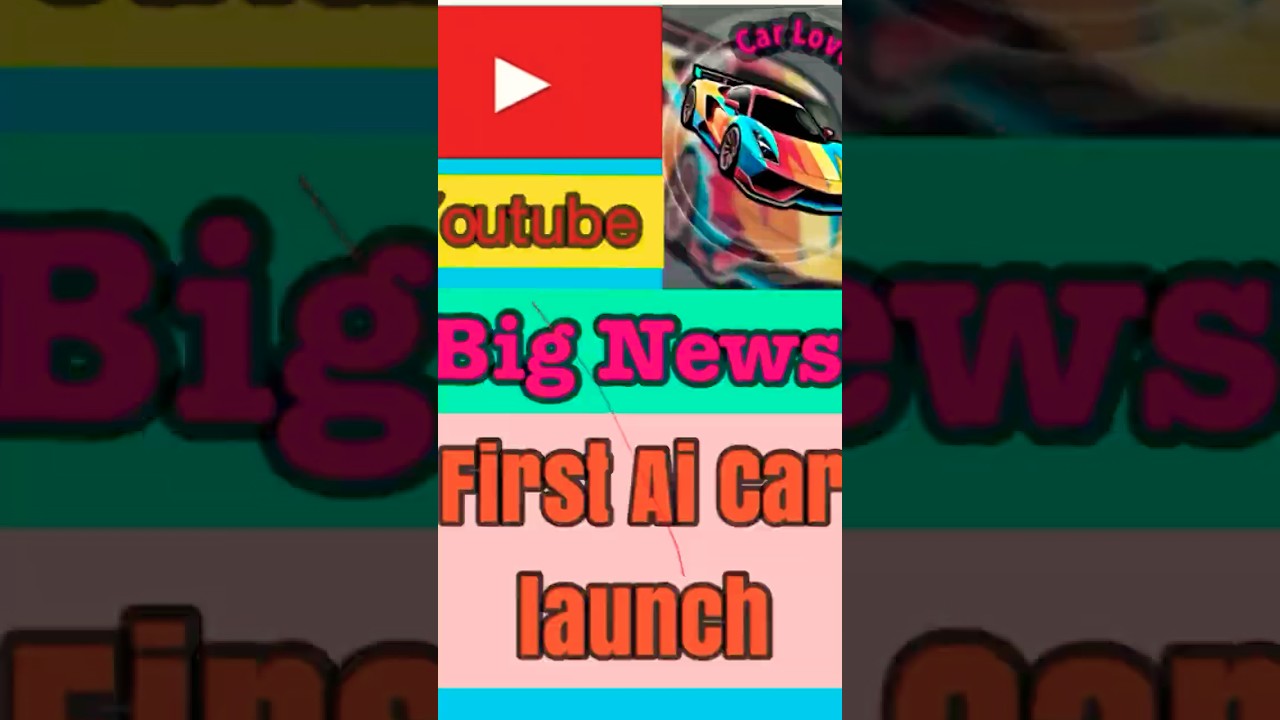 Car lover Big news AI 🤖 announcement coming new AI car