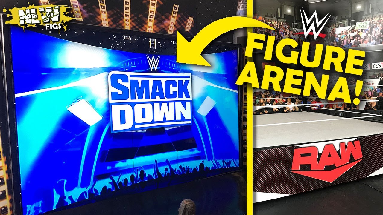 RAW & SMACKDOWN WWE FIGURE ARENA TUTORIAL! NLW