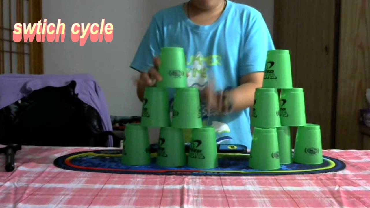 sport stacking:freestyle!!! (2016 April)