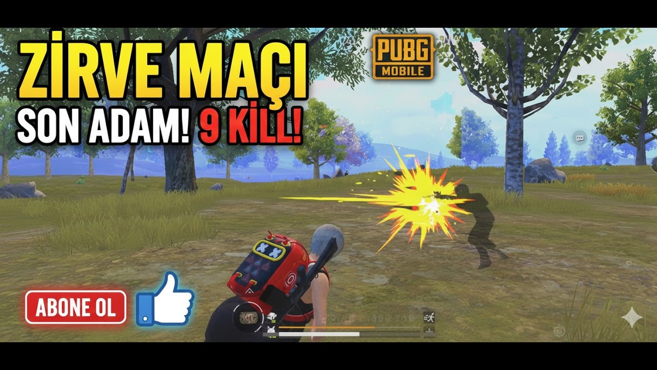 SON ADAMLA NEFES KESEN DÜELLO! 9 KİLL ZİRVE MAÇI PUBG MOBİLE  😱