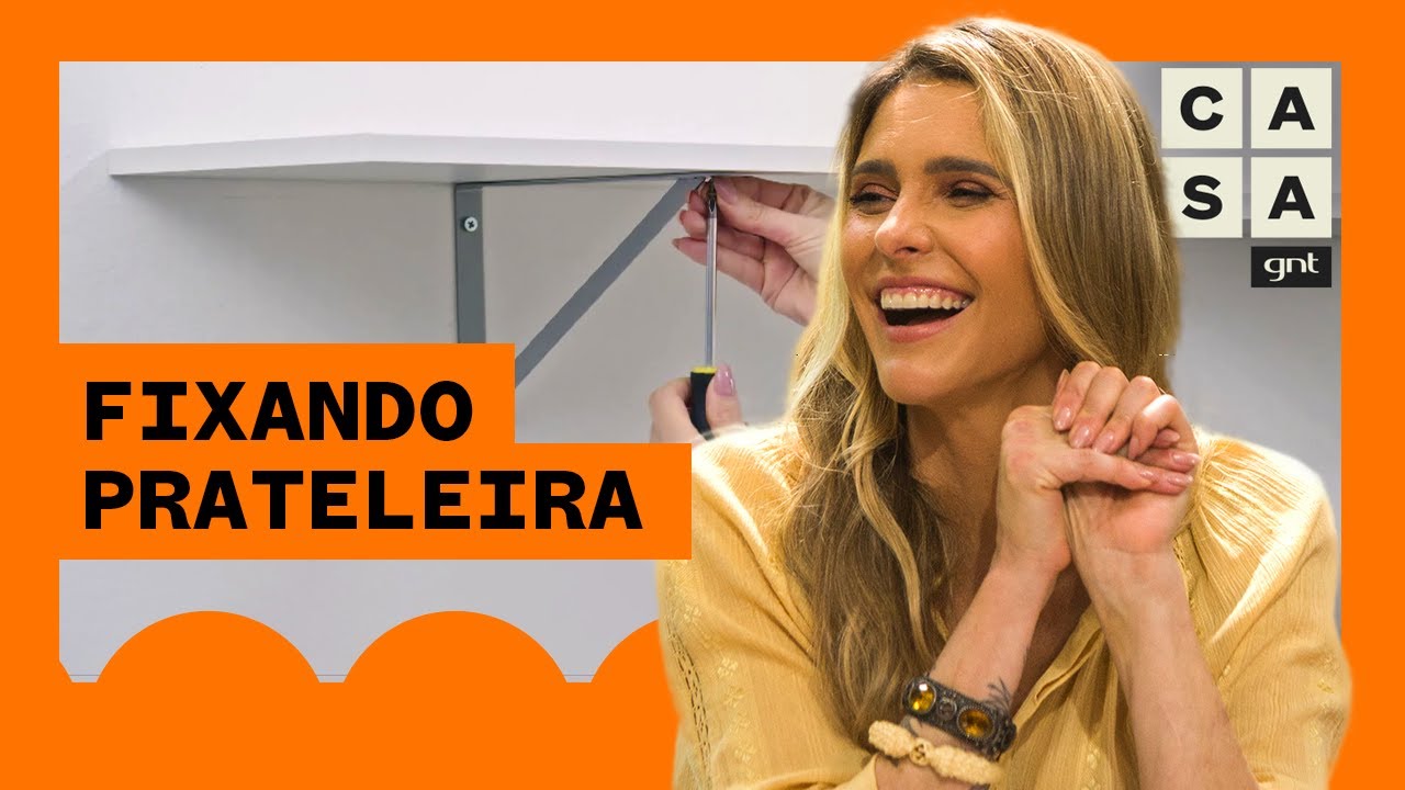 Fernanda Lima ensina a INSTALAR PRATELEIRA na parede | Faça Você Mesmo | Bem Juntinhos