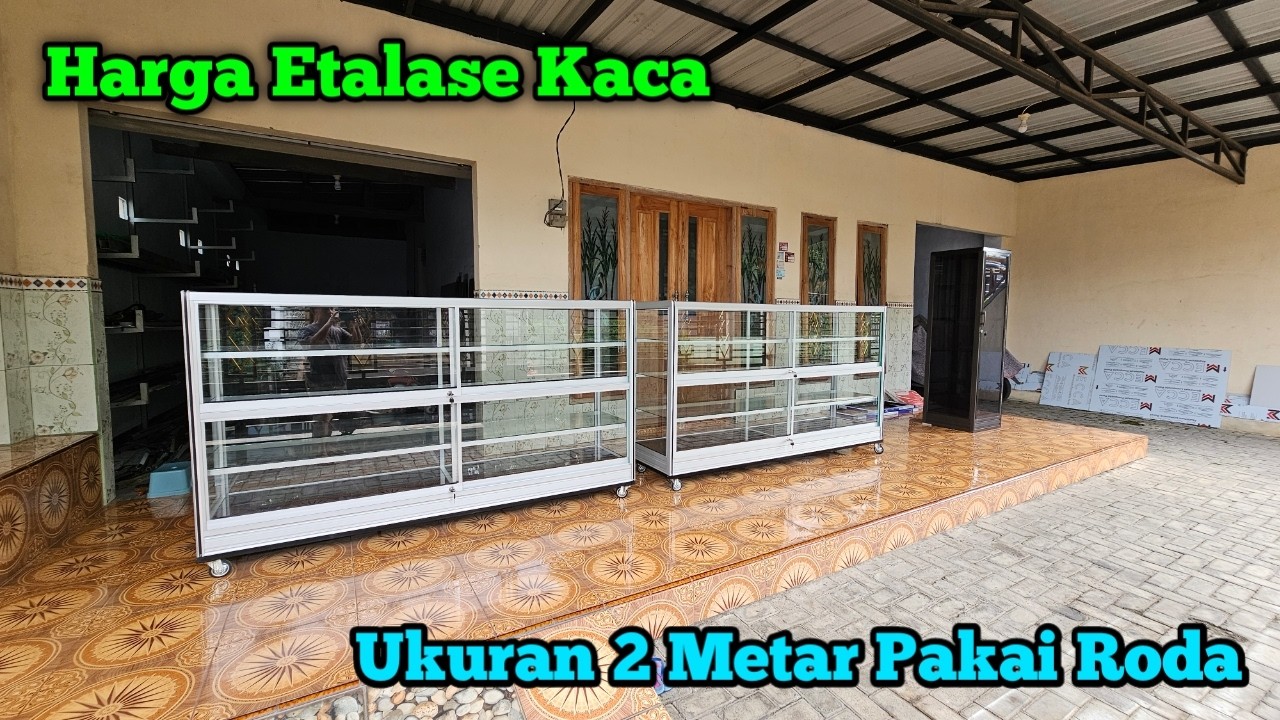 Harga Etalase Kaca Ukuran 2 Meter @pandawaaluminium