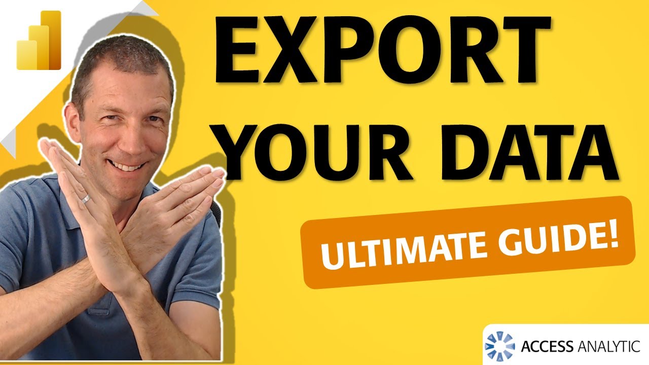 5 способов экспорта данных из Power BI