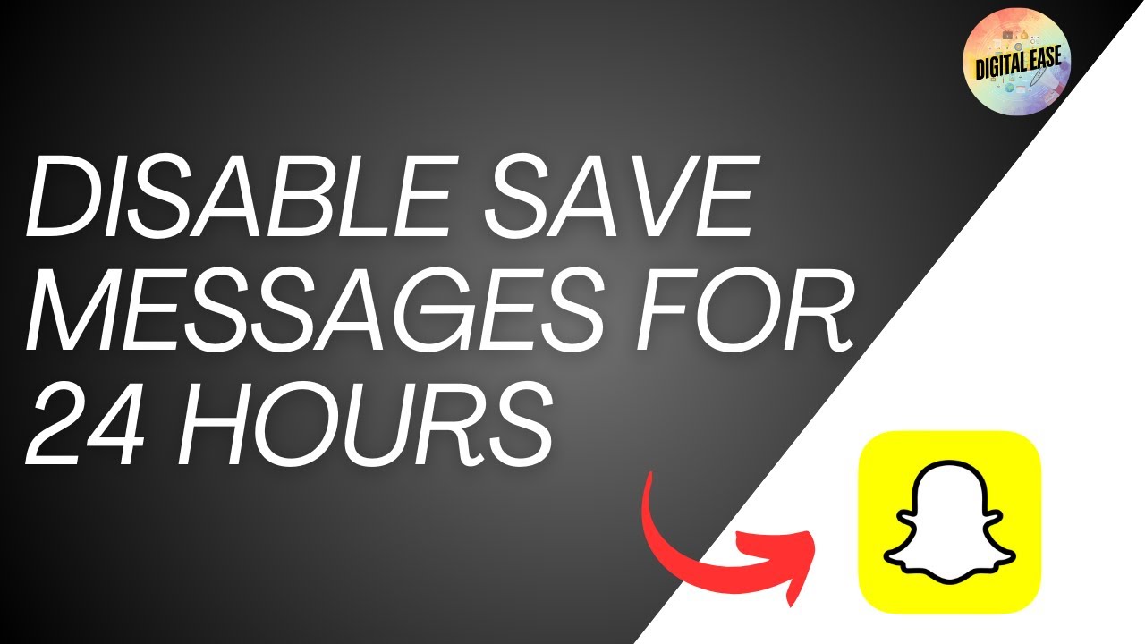 How To Disable Save Messages for 24 Hours On Snapchat  (Snapchat Guide)