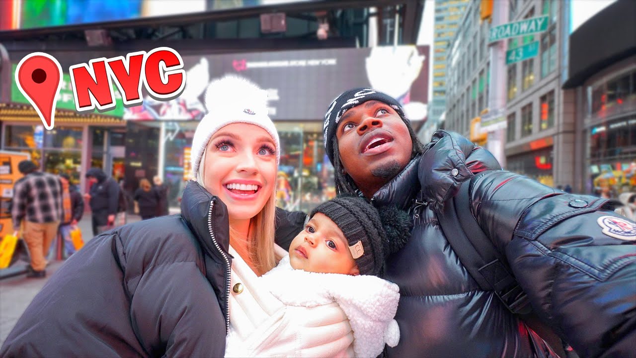 TAKING KYLAH TO NYC FOR THE FIRST TIME!! | VLOGMAS DAY 7