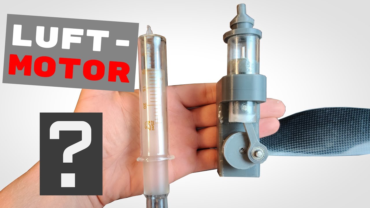 Luftmotor aus einer Ganzglas-Spritze, geht das?