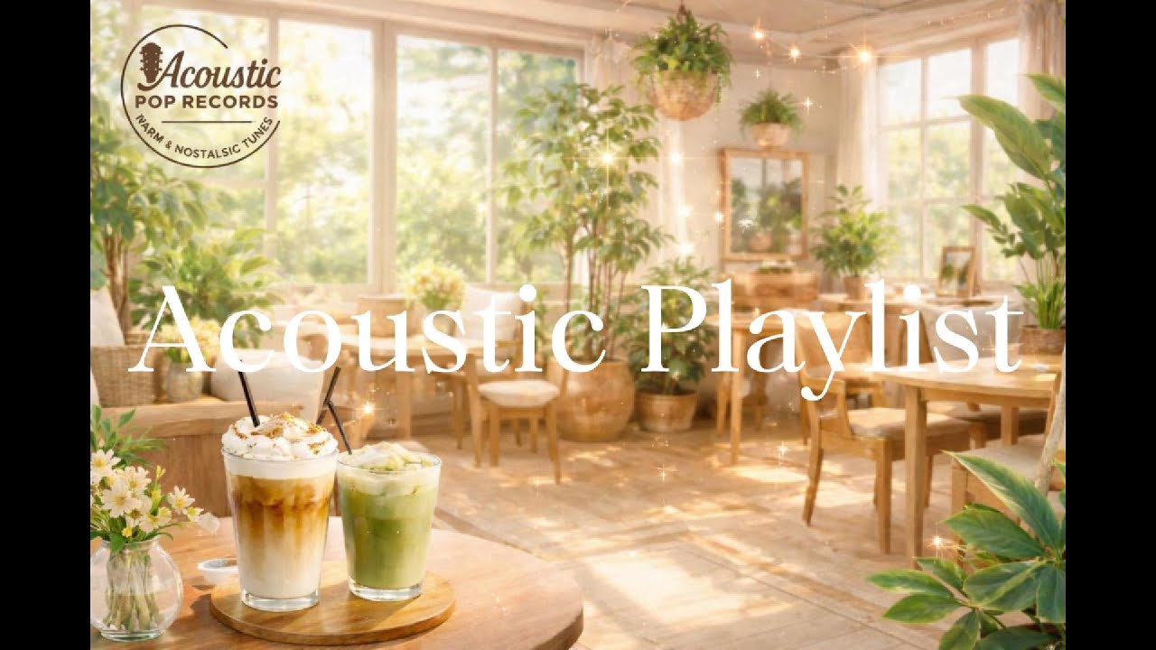 ☀️Morning Cafe Acoustic Playlist (1 Hour of Cozy Guitar & Healing Vibes) | 햇살 가득한 카페에서 듣는 어쿠스틱 힐링 음악