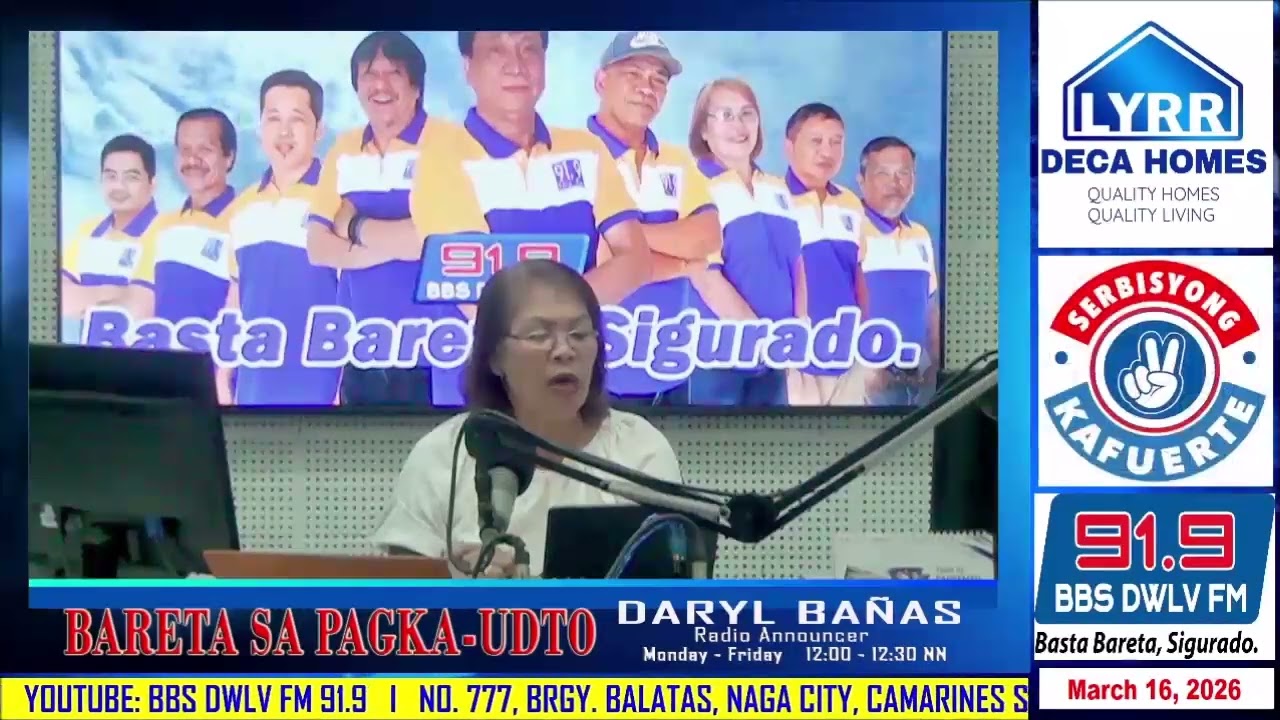 03 16 26 BARETA SA PAGKA UDTO   PAHERAN HERAN SANA