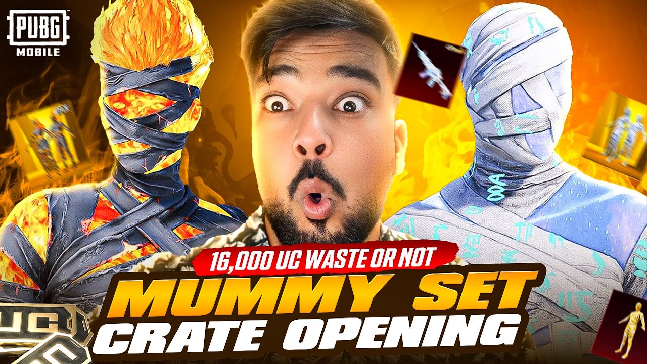 Inferno Fiend Mummy Set And M416 Crate Opening 🥵 | 16000 UC Waste Or Not