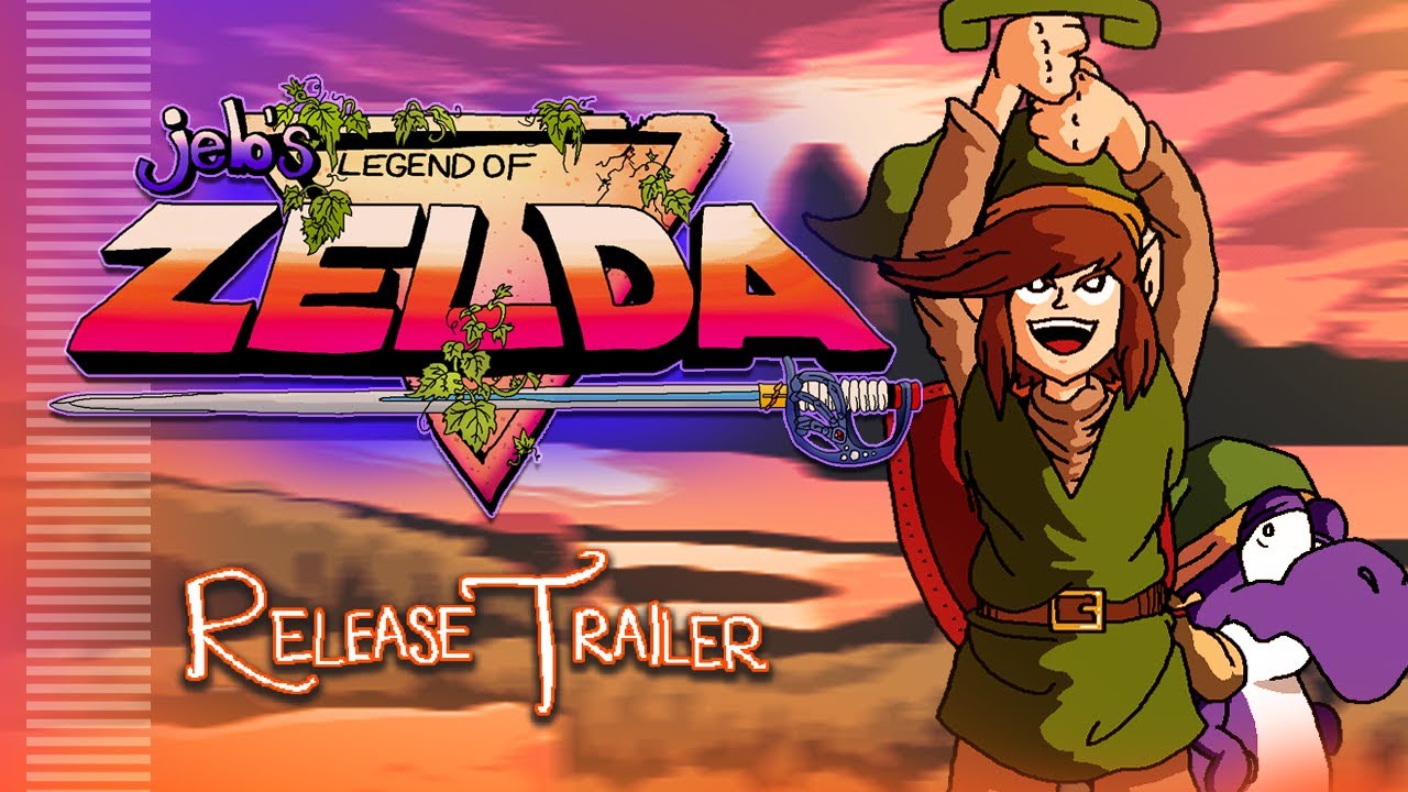 jeb's Legend of Zelda | Release Trailer (unofficial Zelda NES fan game)