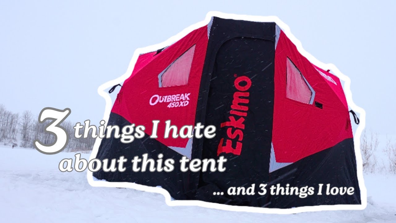 Watch this video before buying the Insulated Eskimo Outbreak 450XD Ice Fishing Tent