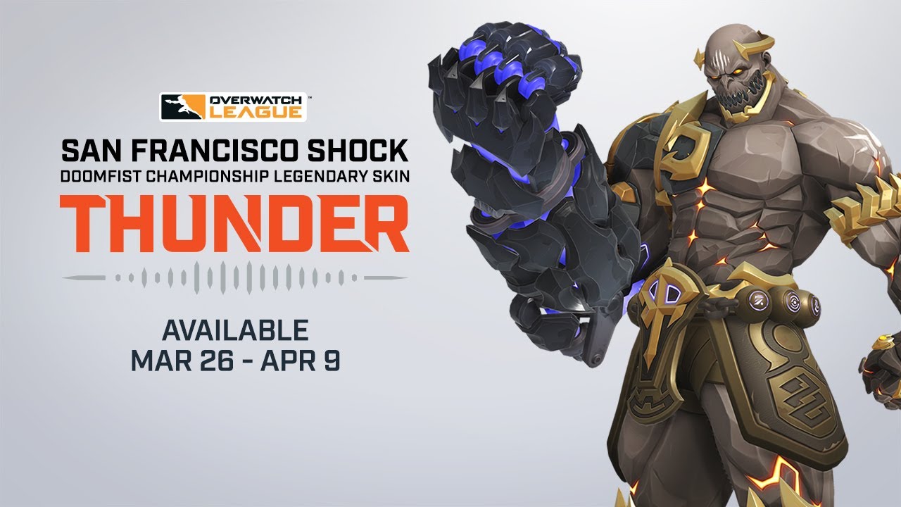 THUNDERstruck: San Francisco Shock’s Championship Skin