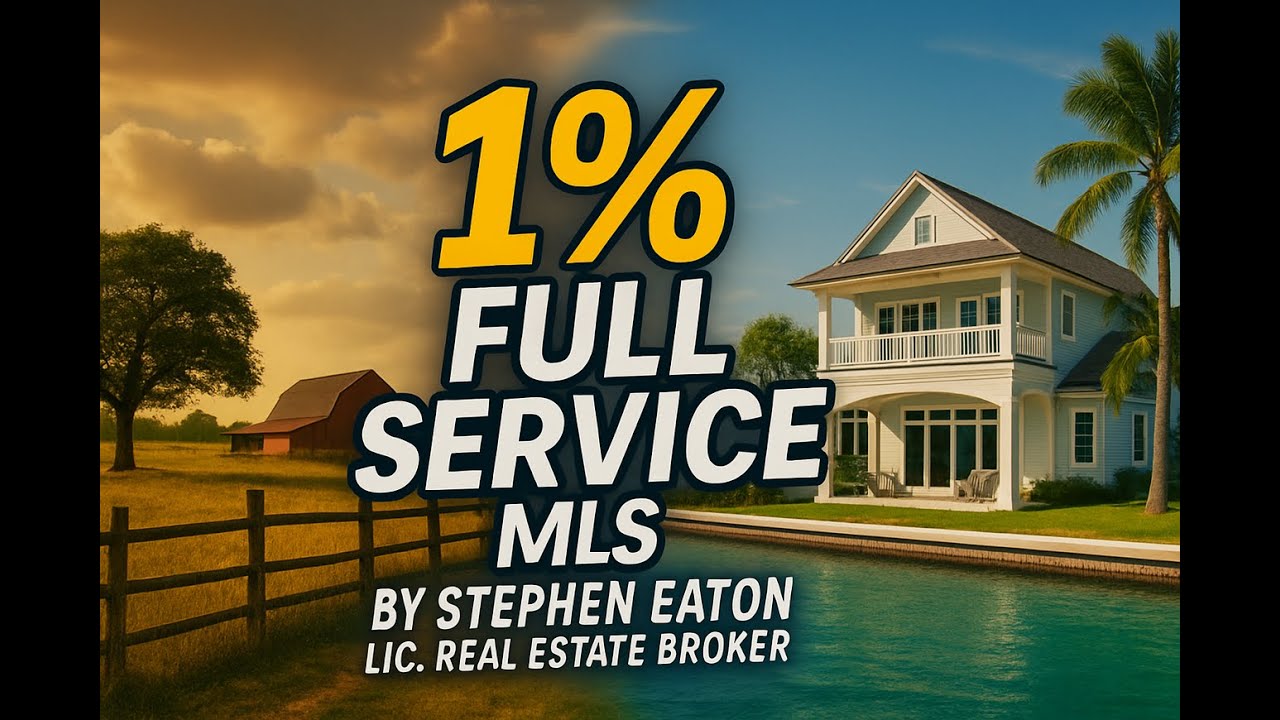 1% Full Service MLS Plan Explained Stephen Eaton Licensed Real Estate Broker