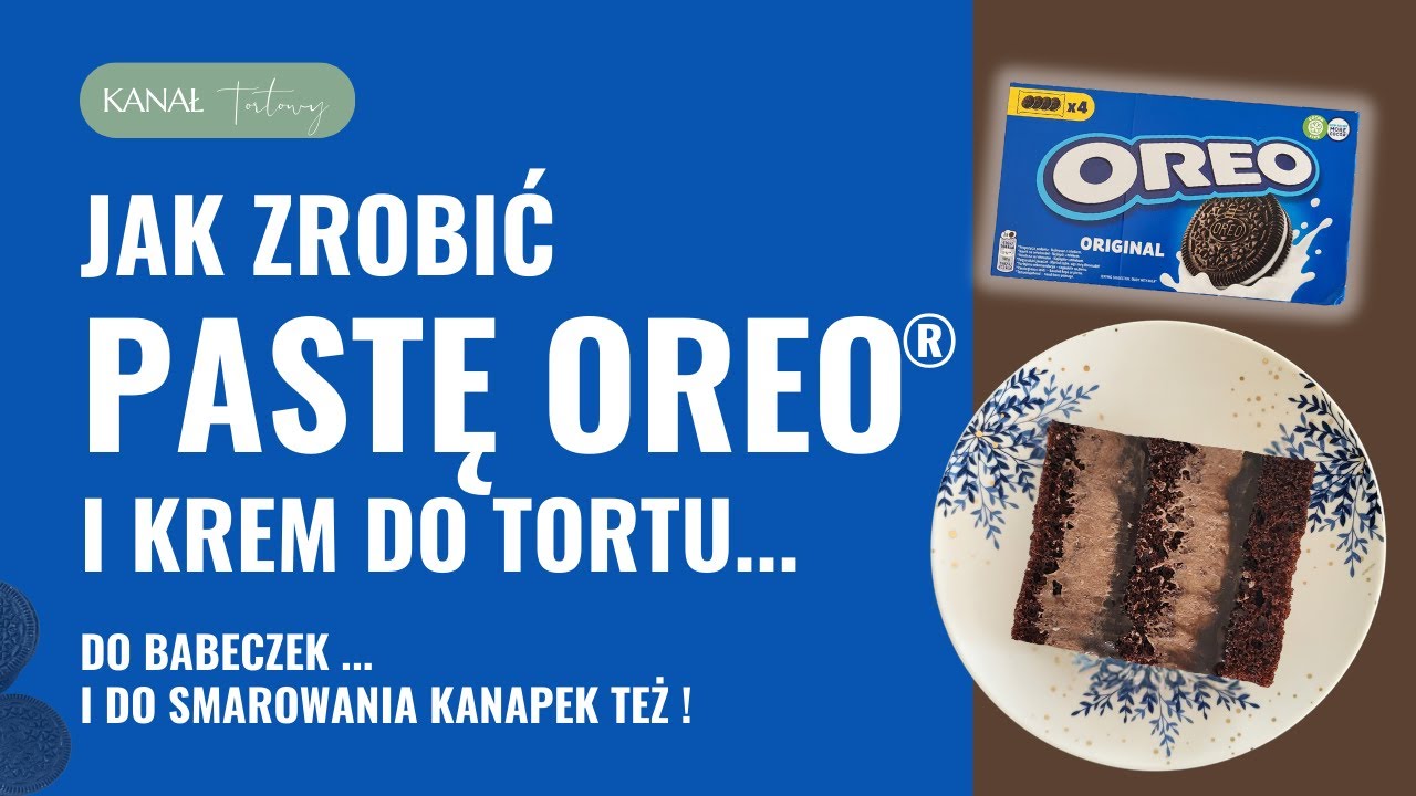 OREO - pasta i krem do TORTu!