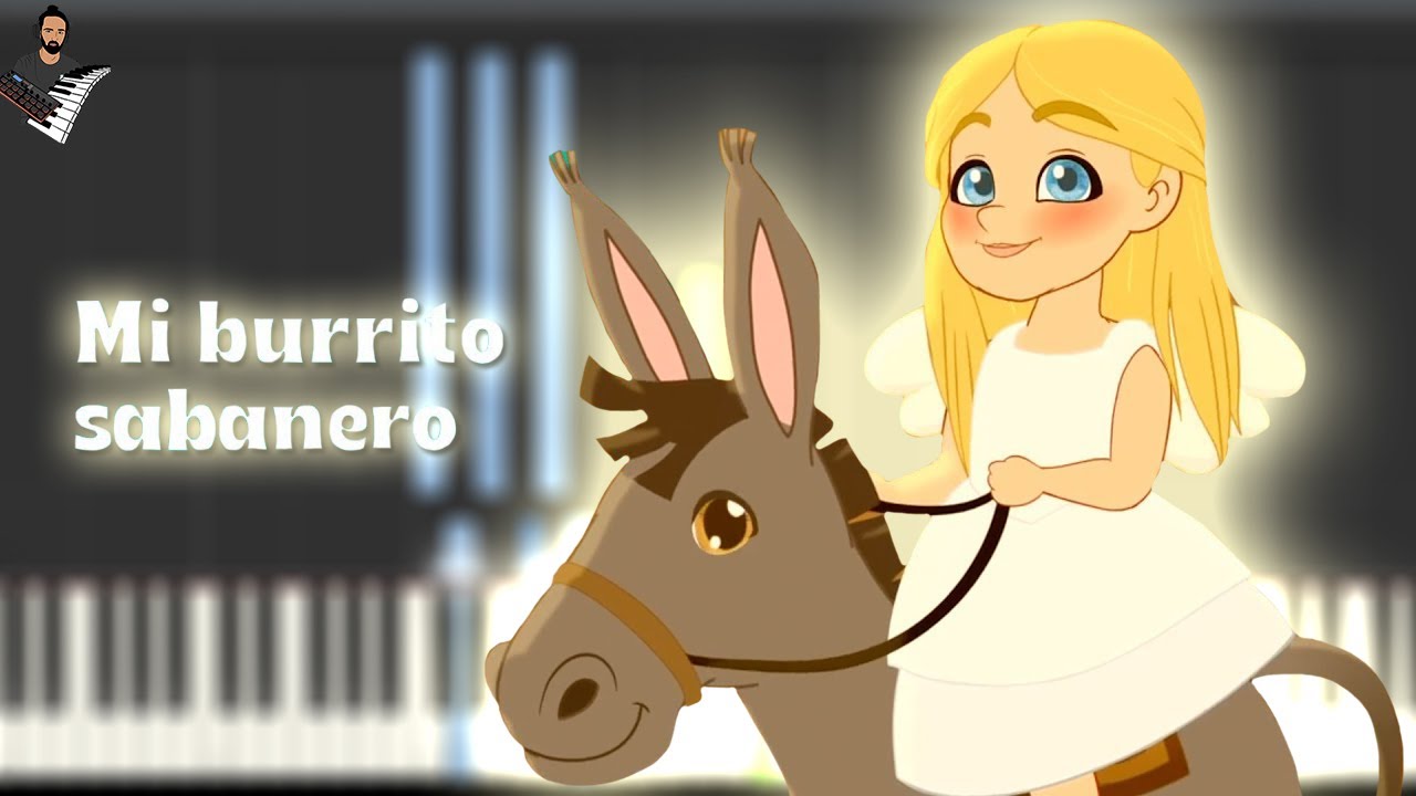 Mi Burrito Sabanero - Villancico Navidad | Piano