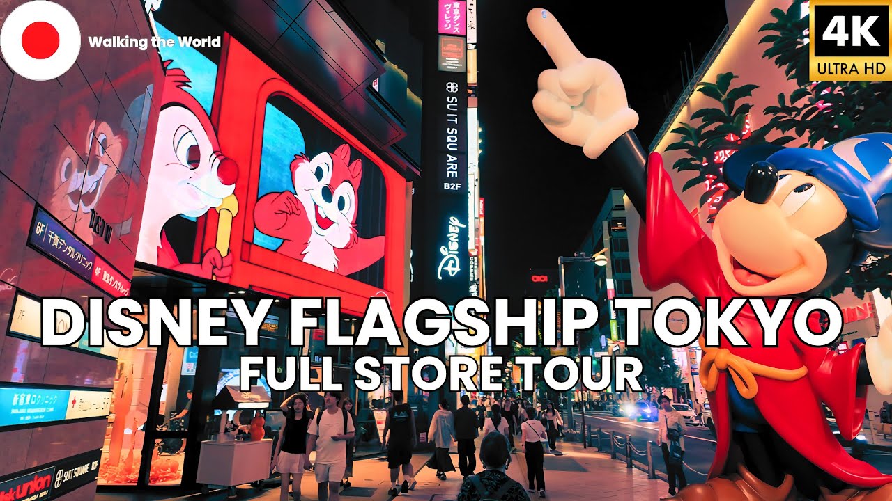 Disney Flagship Tokyo FULL Merch Tour | Japan's LARGEST Disney Store [4K]