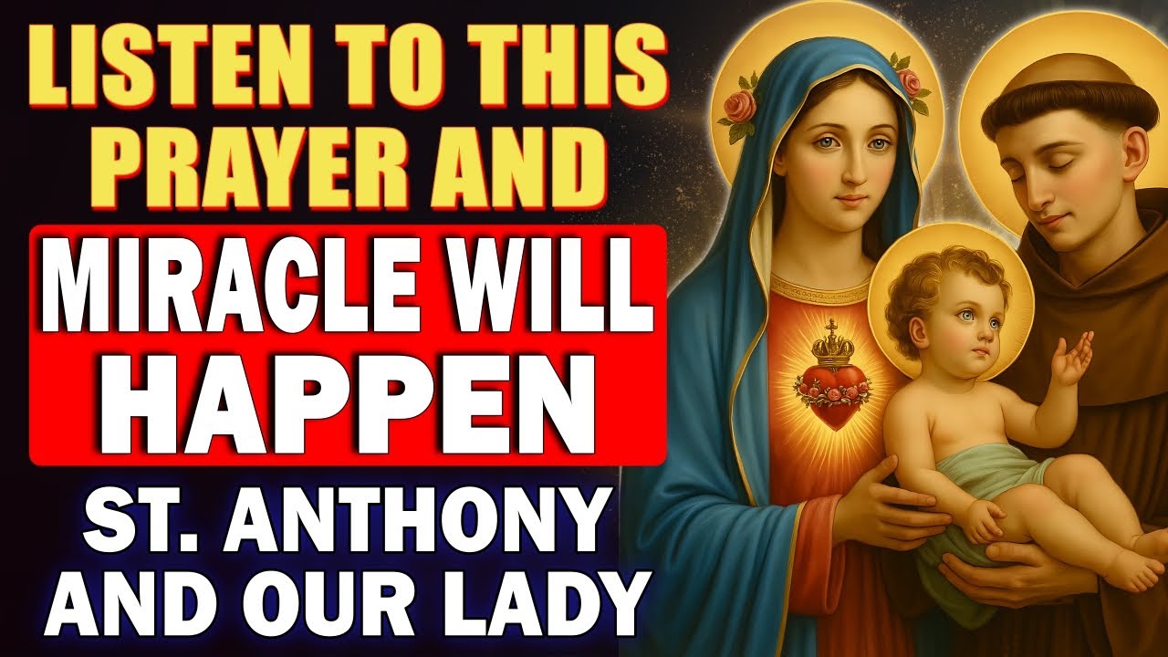 🤍MIRACLE PRAYER TO OUR LADY OF THE IMPOSSIBLE AND SAINT ANTHONY - IT NEVER FAILS! 🙏