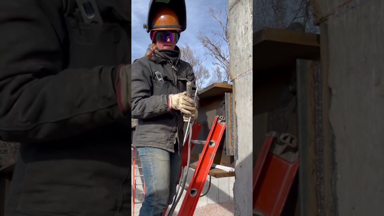 Welding day. Repost from @sarahwelds_(TikTok) #yeswelder #girlpower #weldinglife #welding #female