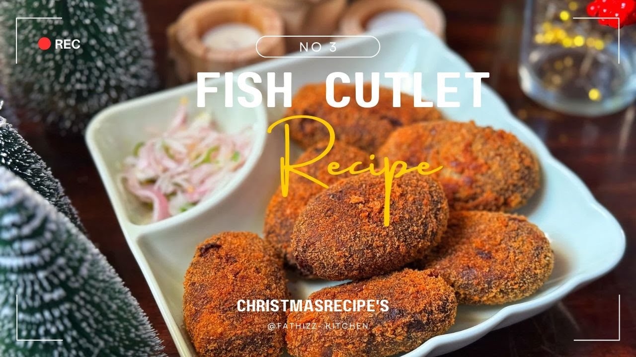 🎄CRISPY BITES OF CHRISTMAS JOY 🐟✨ Christmas Recipes Series | Recipe No. 3 🎄 Kerala Style Fish Cutlet