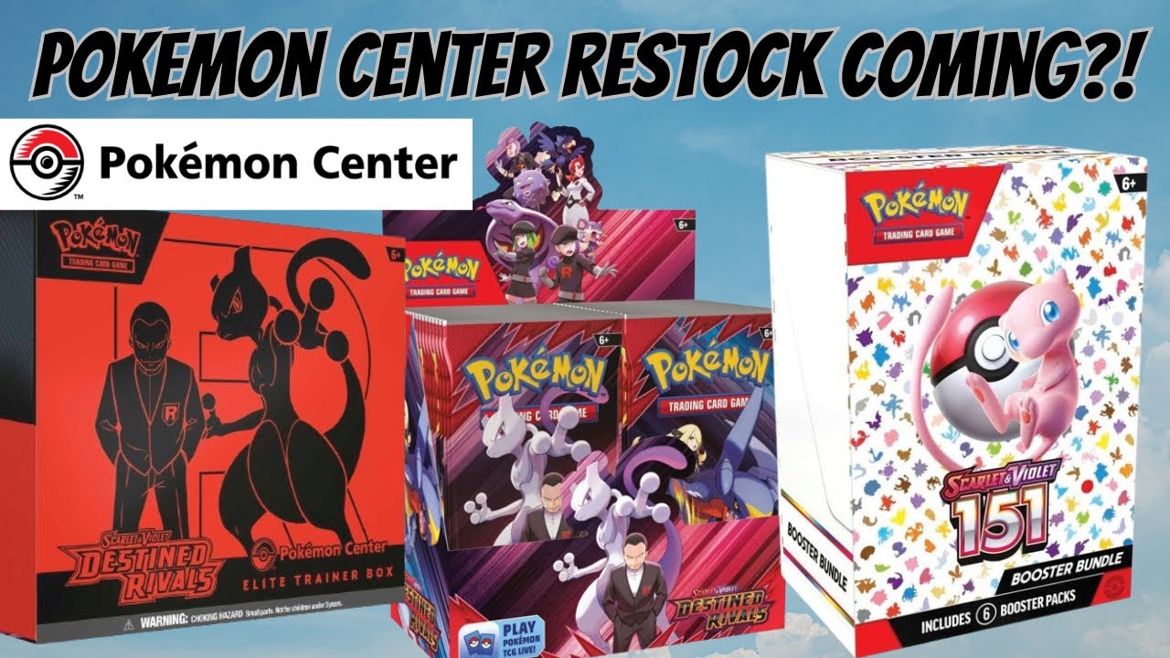Возможные пополнения запасов и релизы в Pokémon Center?!