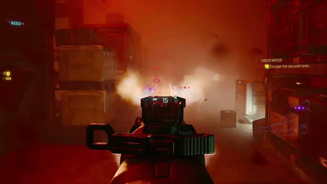 Cyberpunk 2077 Phantom Liberty: Firestarter/Kurt Hansen modded combat