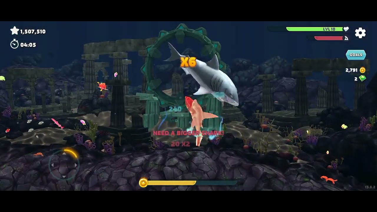 Earning more than 2000💰 in single game Hungry Shark evolution 