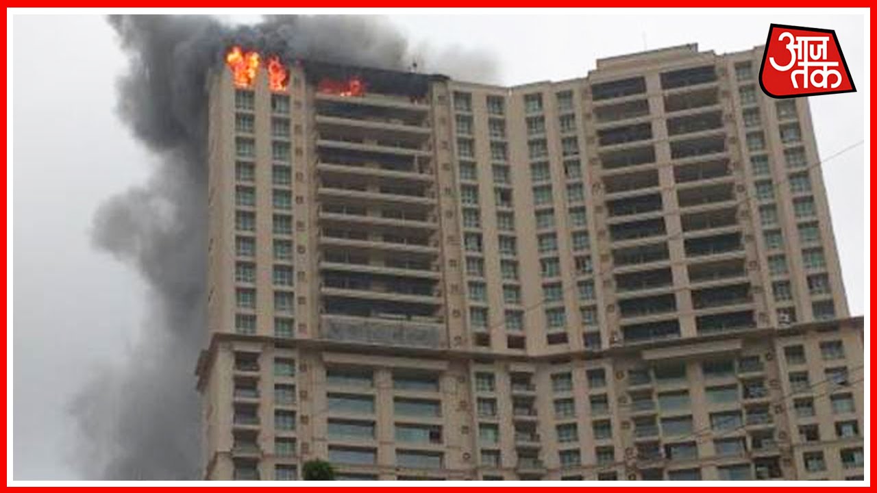 Major Fire Breaks Out At 22nd Floor Of Hiranandani Building In Kandivali