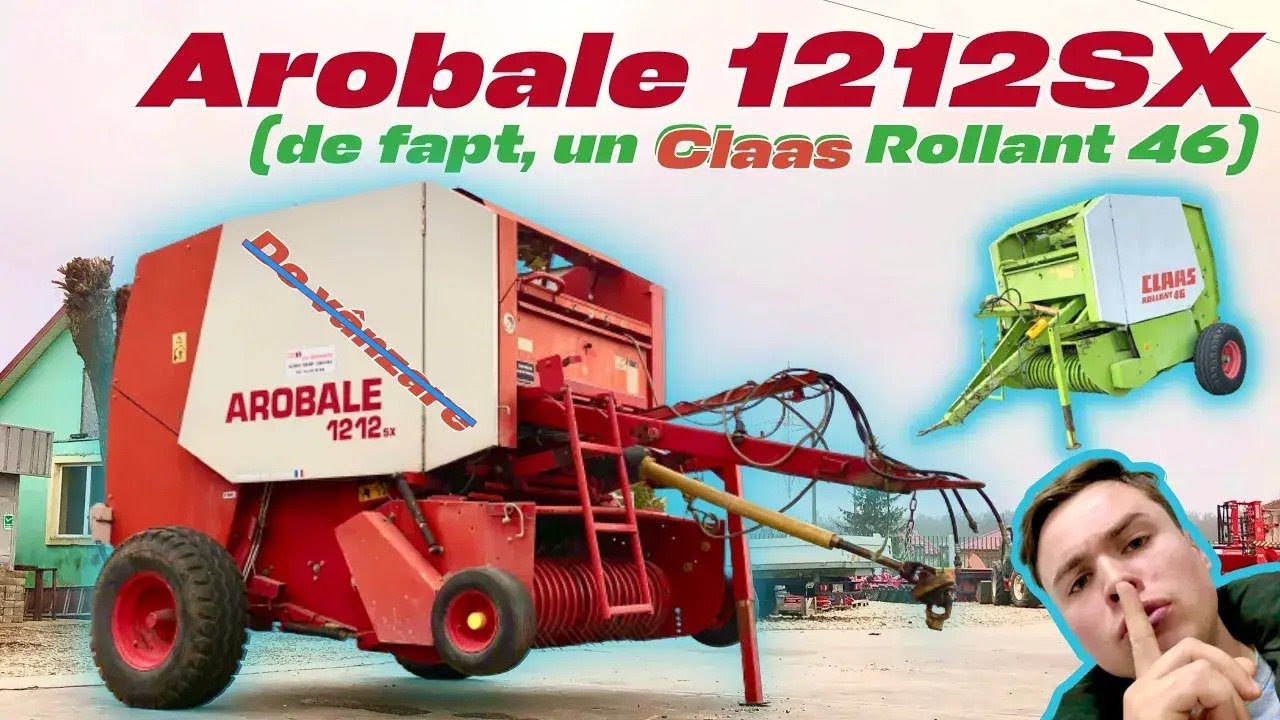 [VÂNDUT] AROBALE 1212SX, de fapt, un Claas Rollant 46 - Cea mai tare presa din parc!!