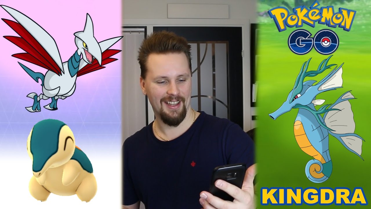 POKEMON GO - GEN 2 | KINGDRA EVOLVE, SKARMORY & CYNDAQUIL