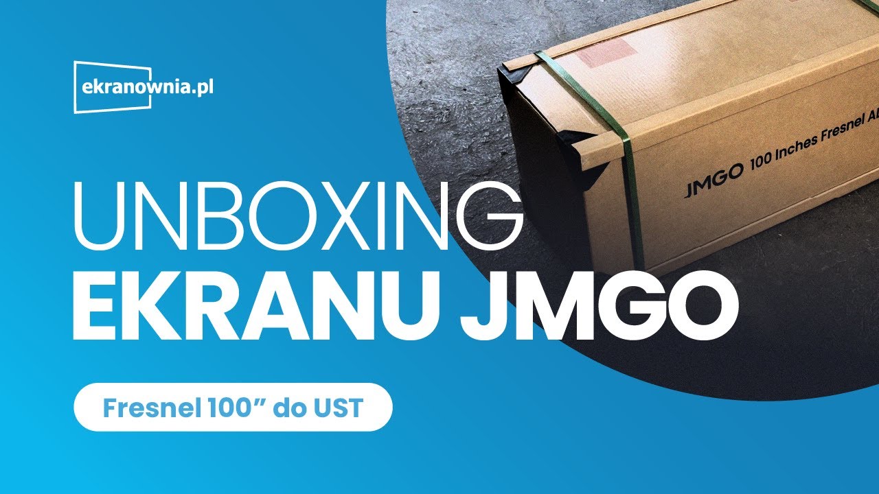 JMGO Fresnel 100" do UST: UNBOXING